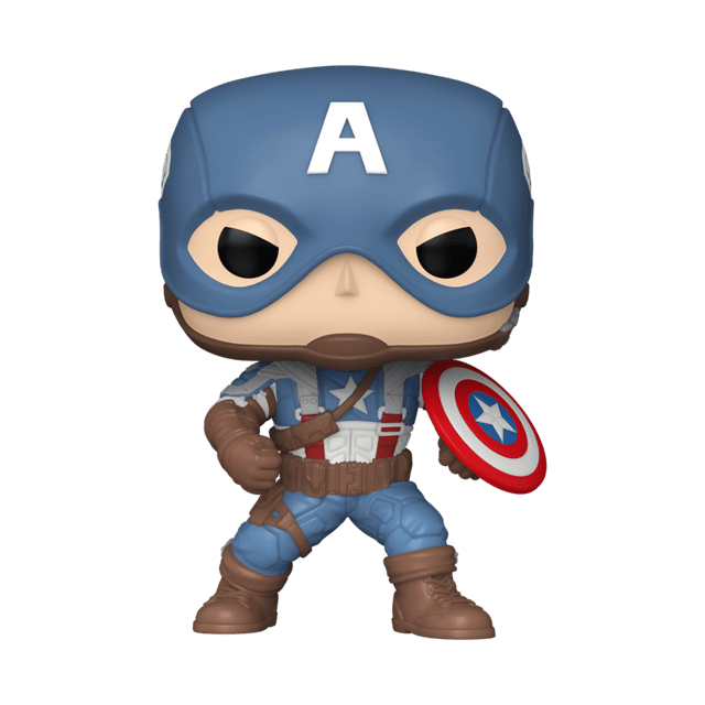 Captain America With Helmet 1476 MCU Infinity Saga Funko Pop Vinyl - 1