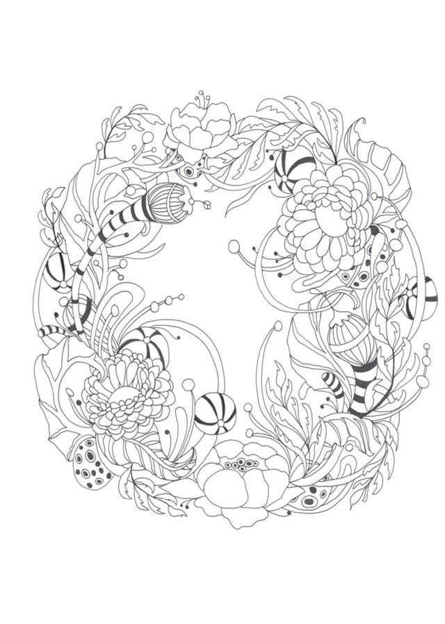 Botanical Wonderland Colouring Book - 2