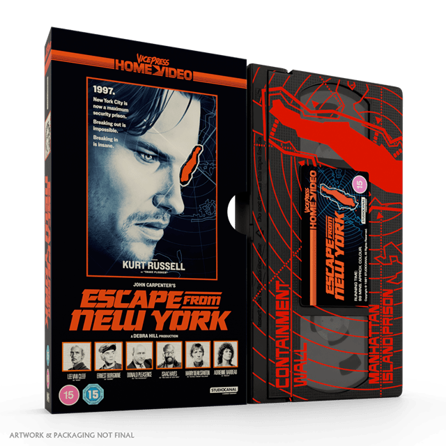Escape from New York VHS - Vice Press Limited Slip Case Edition - 1