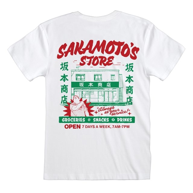 Fruity Sakamoto Days White Tee (Small) - 2