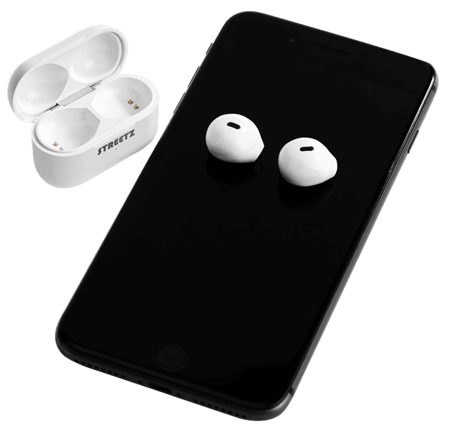 Streetz TWS-114 Mini White True Wireless Bluetooth Earphones - 6