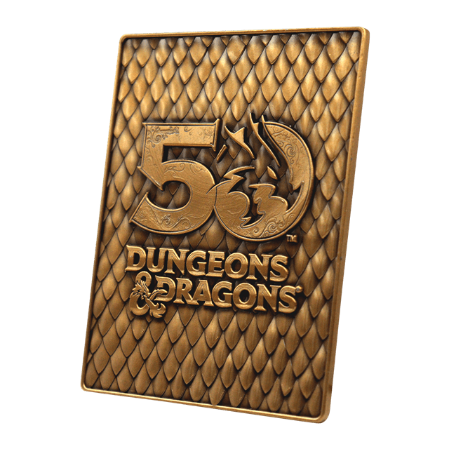 Dungeons & Dragons 1st Edition Book Cover 50th Anniversary Ingot Set - 3