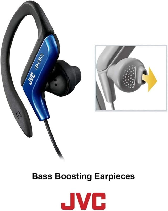JVC HA-EB75 Blue Sports Earphones - 3