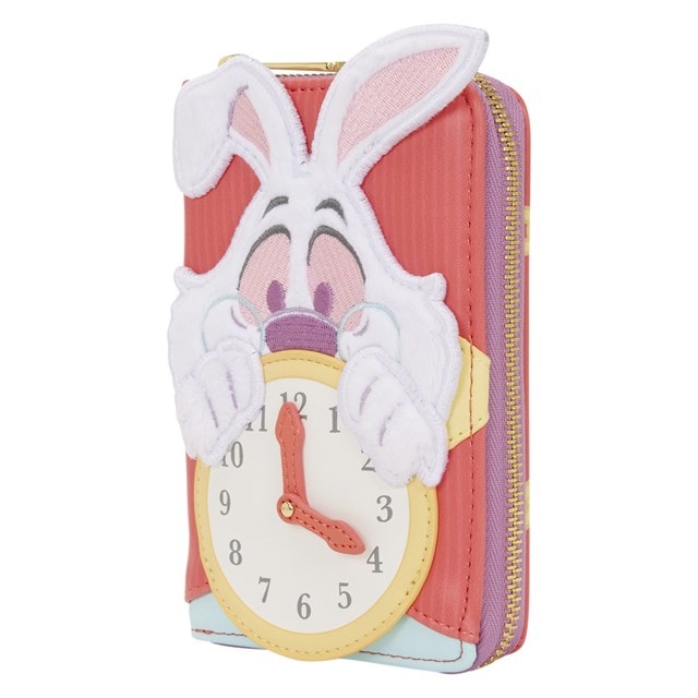 White Rabbit Alice In Wonderland Loungefly Zip Around Wallet - 2