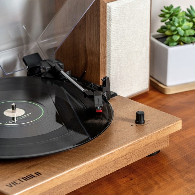 Victrola Montauk Oak Bluetooth Turntable & Speakers - 9