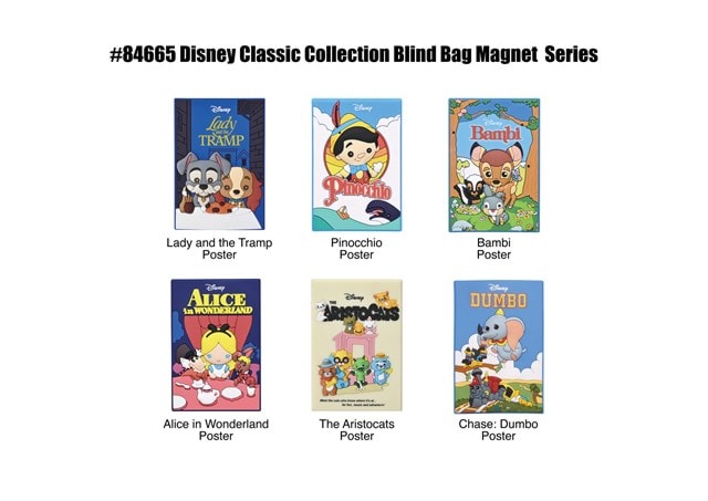 Disney Classic Series 2 3D Foam Magnets Blind Bag - 2