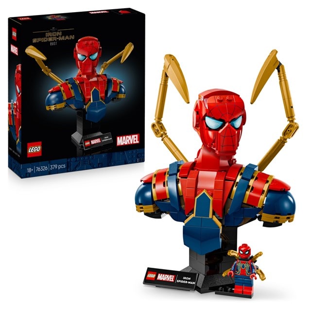 Iron Spider-Man Bust Marvel LEGO - 8