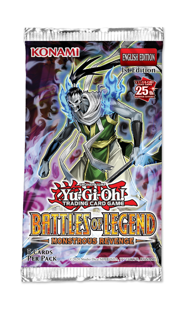 Battles Of Legend Monstrous Revenge Booster Yu-Gi-Oh Trading Cards - 5