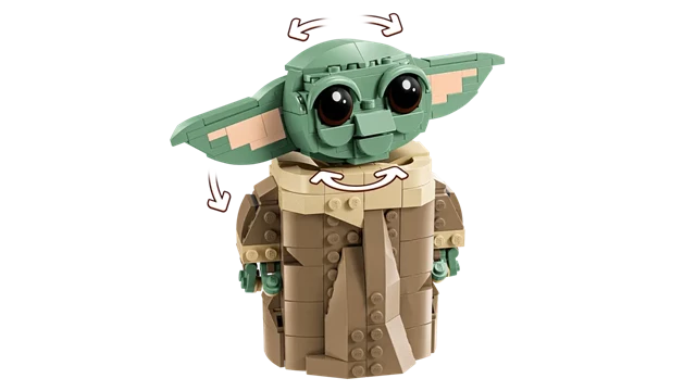 Grogu With Hover Pram Star Wars LEGO - 4