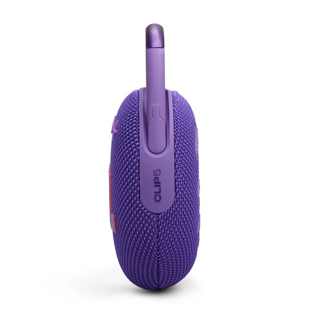 JBL Clip 5 Purple Bluetooth Speaker - 6