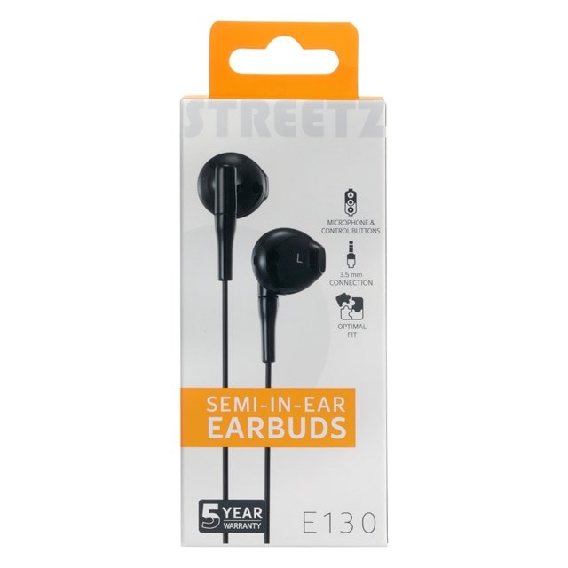 Streetz E130 Black Earphones - 6