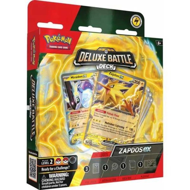 Deluxe Battle Deck Ninetales And Zapdos Pokemon Case Of 6 Trading Cards - 1