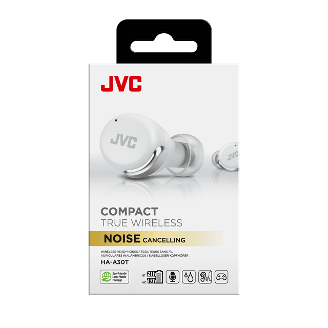 JVC HA-A30T White Active Noise Cancelling True Wireless Bluetooth Earphones - 8
