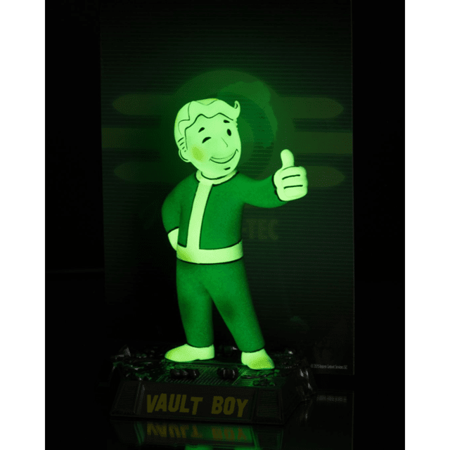 Vault Boy Glow in The Dark Edition Gold Label Fallout Figurine