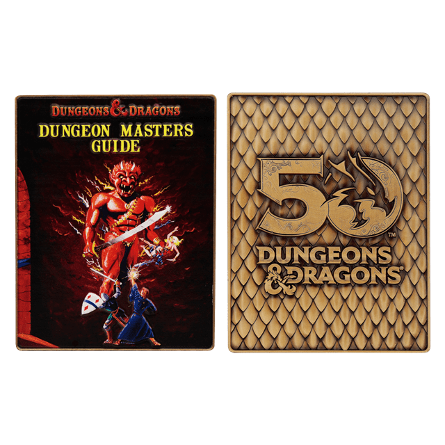 Dungeons & Dragons 1st Edition Book Cover 50th Anniversary Ingot Set - 12