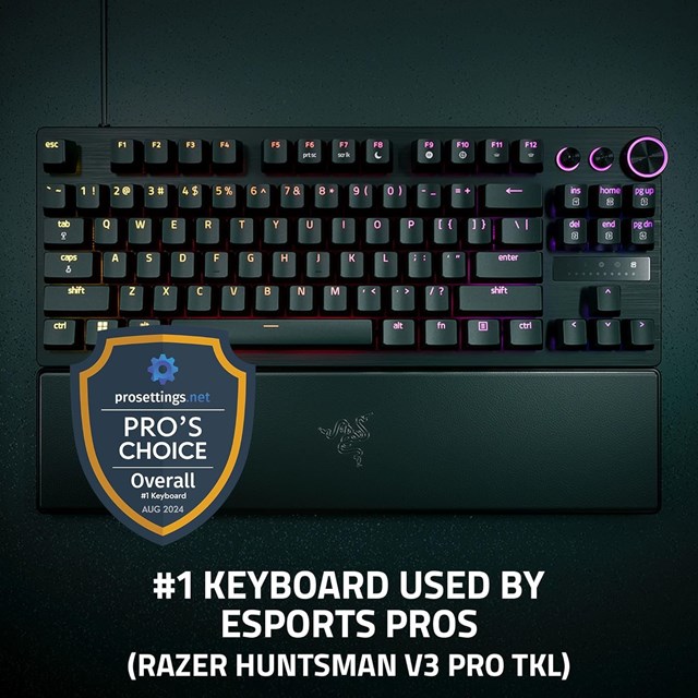 RAZER Huntsman V3 Pro TKL Mechanical Gaming Keyboard - Black - 2