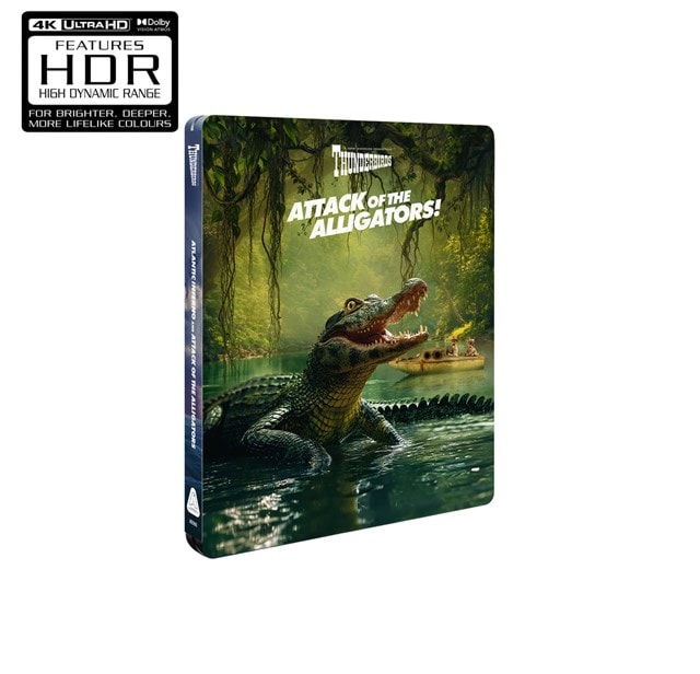 Thunderbirds Atlantic Inferno / Attack of the Alligators! 4K Collector's Edition SteelBook - 2