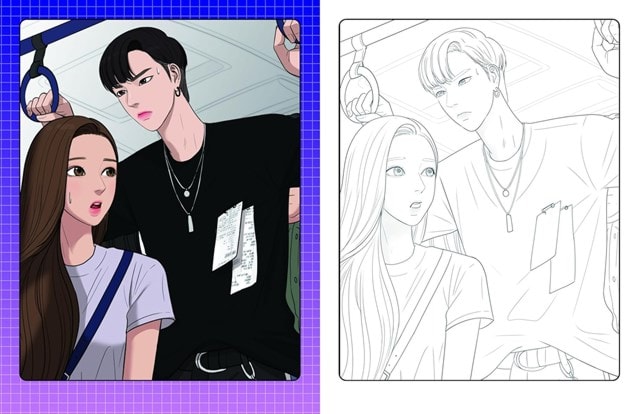 The Official True Beauty Colouring Book - 4