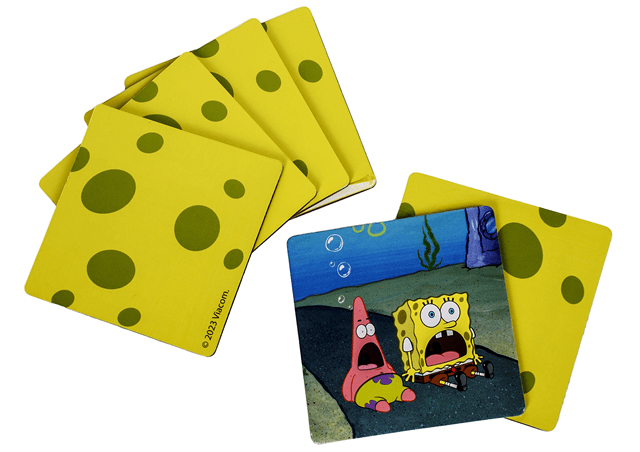Meme Spongebob Squarepants Coaster Set - 4