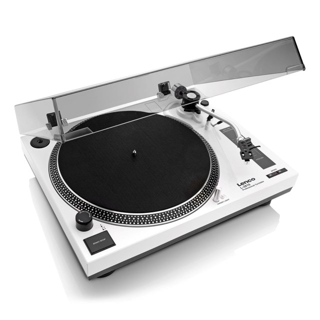 Lenco L-3810WH White Direct Drive Turntable - 2