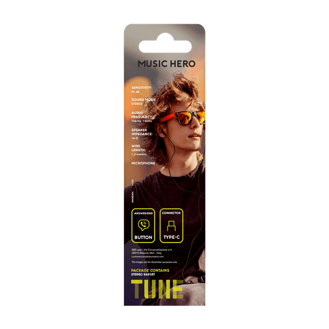 Music Hero Tubb Black Usb-C Earphones - 3