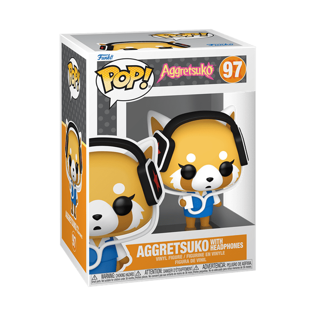 Aggretsuko With Headphones 97 Sanrio Funko Pop Vinyl - 2