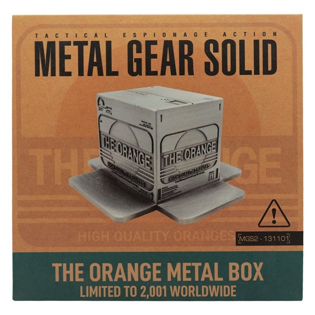 Metal Gear Solid 2 Cardboard Box Replica - 1