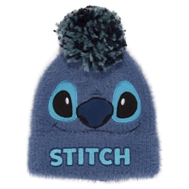 Stitch Fluffy Lilo & Stitch Pom Beanie - 1