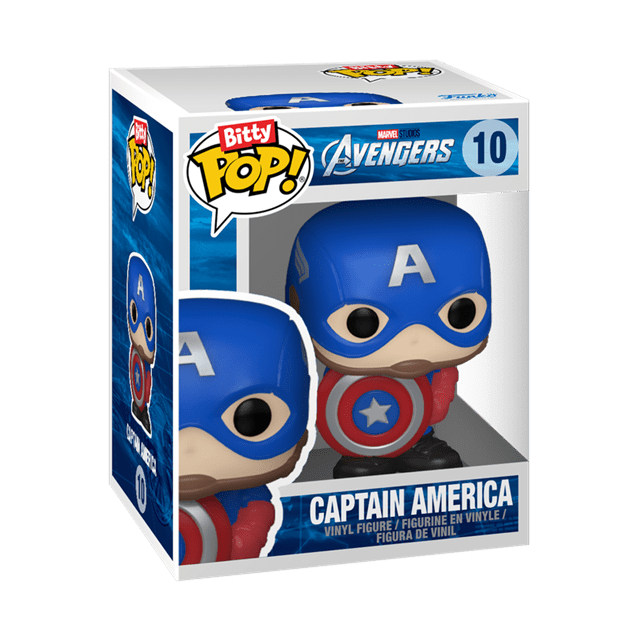 Captain America & The Hulk Marvel Funko Pop Bitty 2 Pack - 2