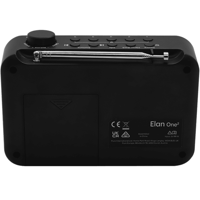 Pure Elan One2 Charcoal DAB+/FM Portable Radio - 3