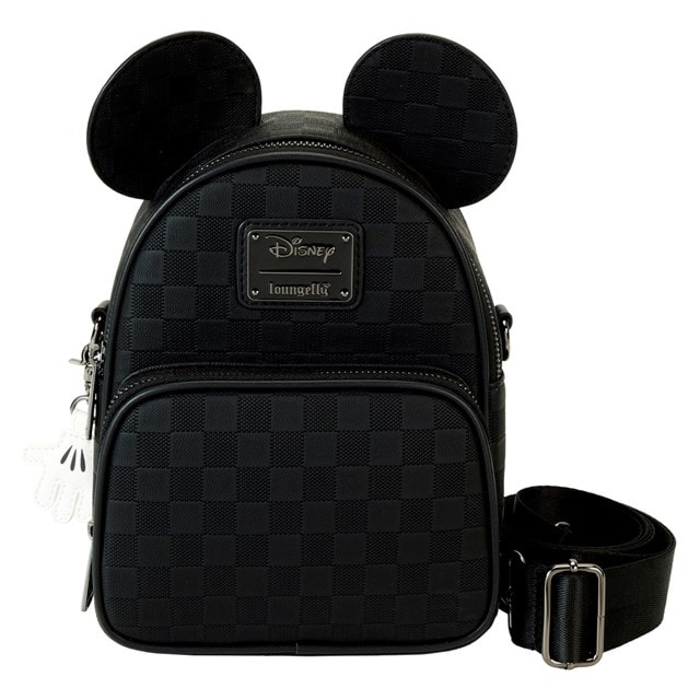 Mickey Mouse Ear Evergreen Disney Loungefly Convertible Crossbody Bag - 1