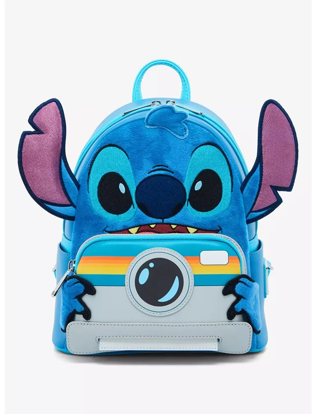 Stitch With Camera Lilo and Stitch hmv Exclusive Loungefly Mini Backpack - 1