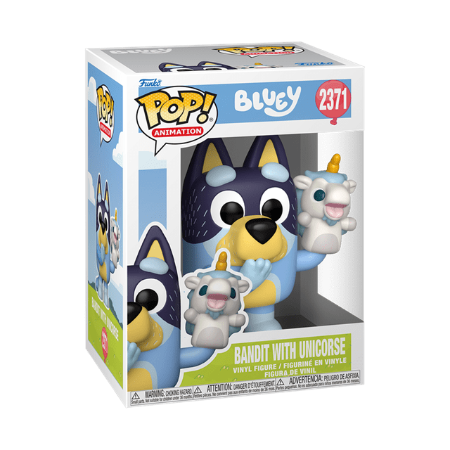 Bandit With Unicorse 2371 Bluey Funko Pop Vinyl - 2