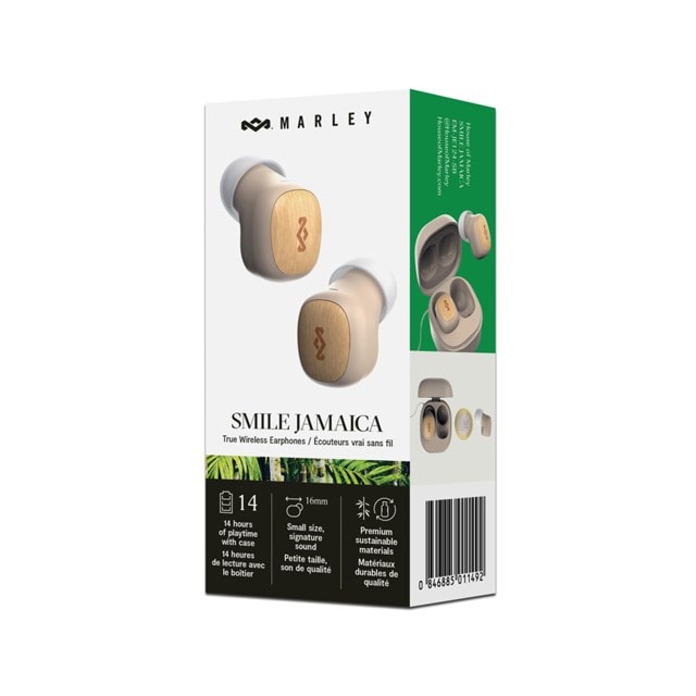 House Of Marley Smile Jamaica Cream True Wireless Bluetooth Earphones - 7