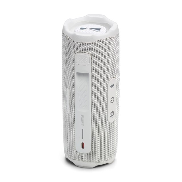 JBL Flip 7 White Bluetooth Speaker - 3