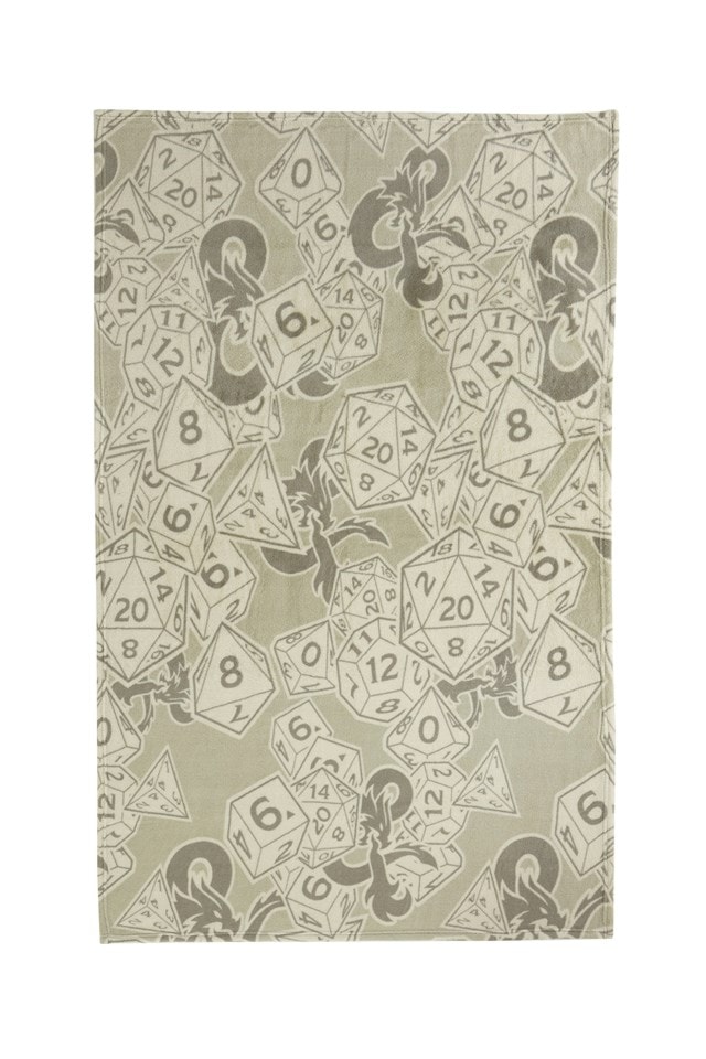 Dice Dungeons and Dragons Fleece Blanket - 2