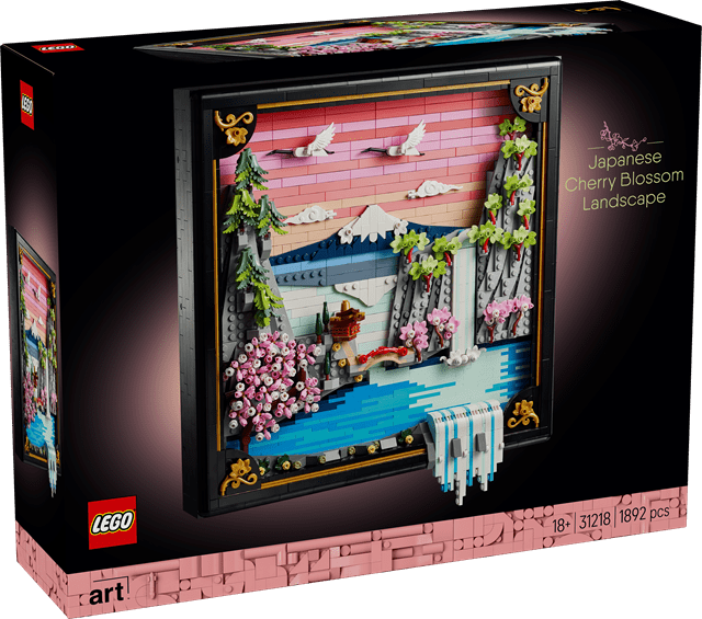 Japanese Cherry Blossom Landscape LEGO - 6