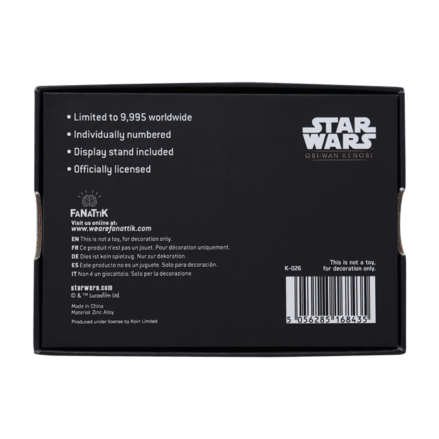 Obi-Wan Kenobi Star Wars Limited Edition Ingot - 4
