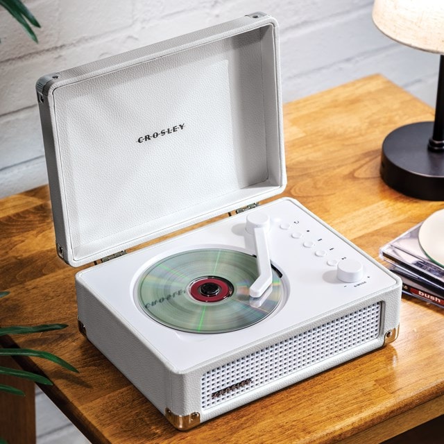Crosley Cruiser CD White Sand Bluetooth CD Player - 4