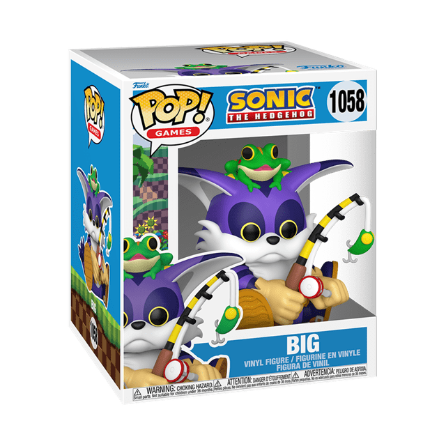 Big The Cat With Froggy 1058 Sonic The Hedgehog Funko Pop Vinyl Super - 2