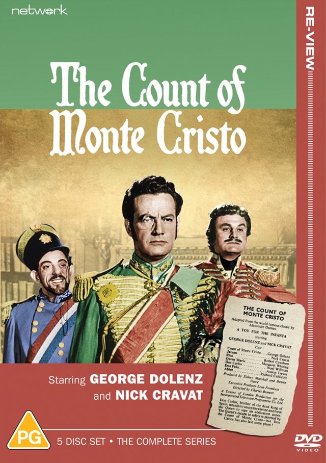 The Count of Monte Cristo The Complete Series DVD Box Set Free