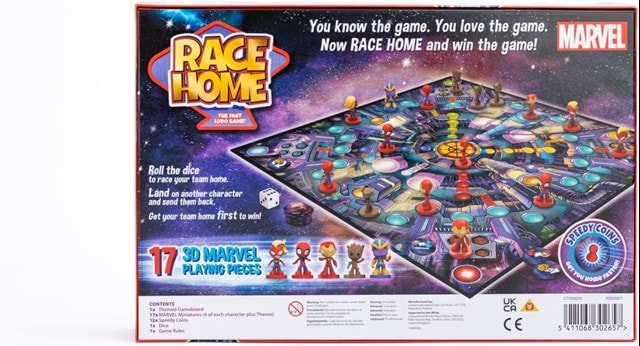 Marvel Race Home Board Game - 2