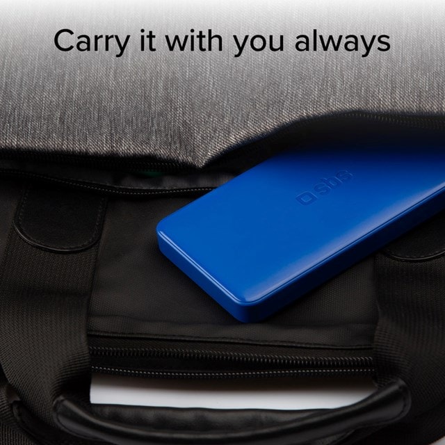 SBS 10W Light Blue 10000mAh Power Bank - 9