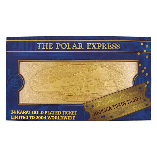 The Polar Express 24K Gold Plated Train Ticket - 2