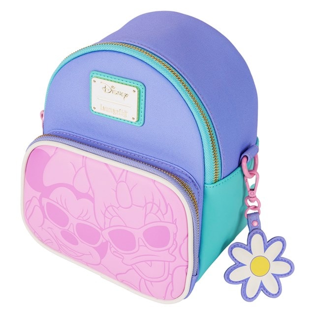 Daisy Duck & Minnie Mouse Convertible Loungefly Mini Backpack - 3