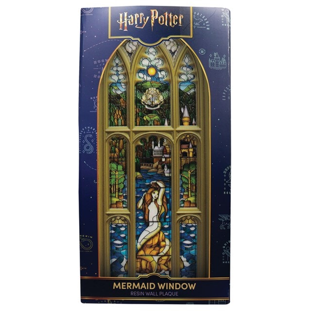 Mermaid Stained Glass Window Harry Potter Resin Plaque - 5