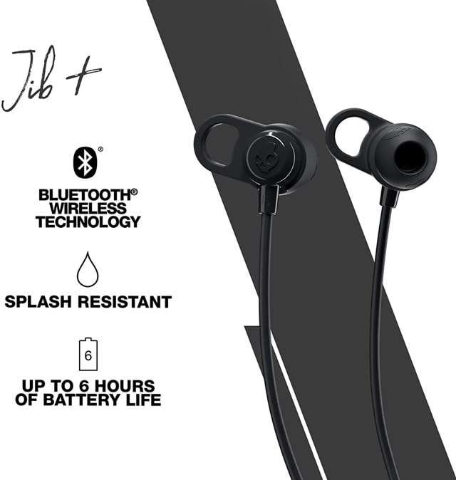 Skullcandy Jib+ Black Bluetooth Earphones - 3