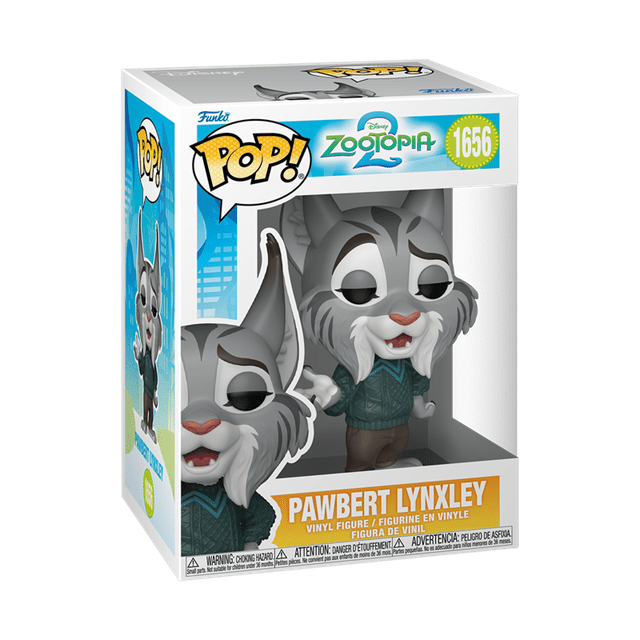 Pawbert Lynxley 1656 Zootopia 2 Funko Pop Vinyl - 2