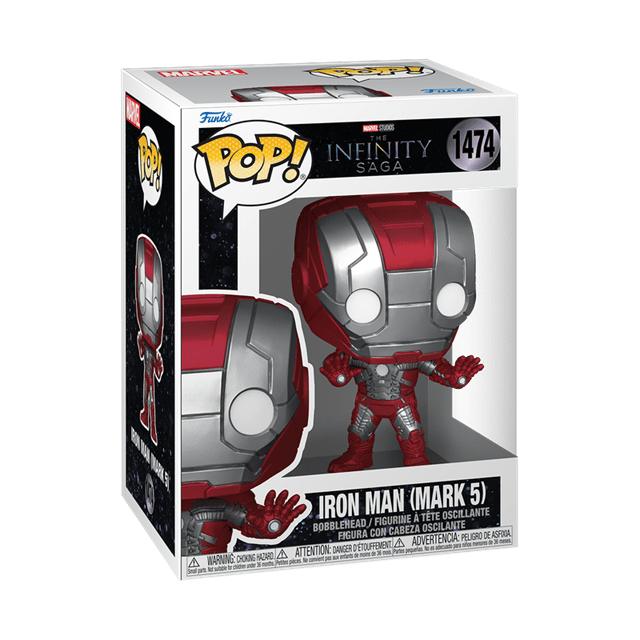 Iron Man (Mark 5) 1474 MCU Infinity Saga Funko Pop Vinyl - 2