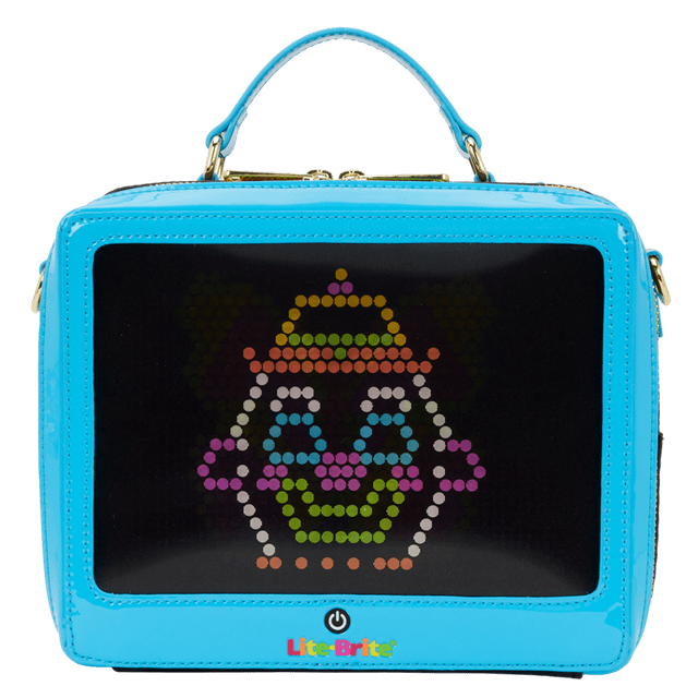 Lite Brite Lenticular Glow Loungefly Crossbody Bag With Coin Bag - 2